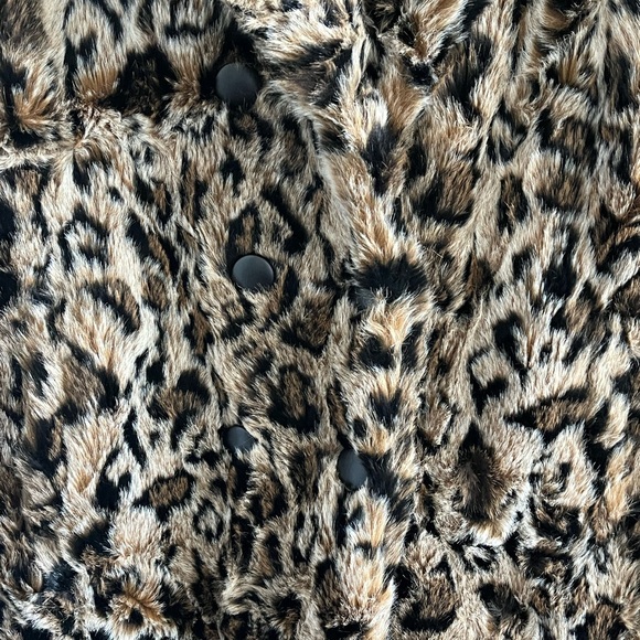 Zara Leopard Faux Fur Jacket - Picture 6 of 16